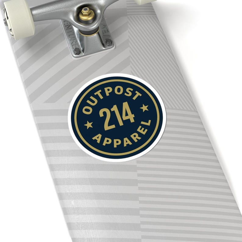 OUTPOST 214 Apparel Logo Sticker image 8