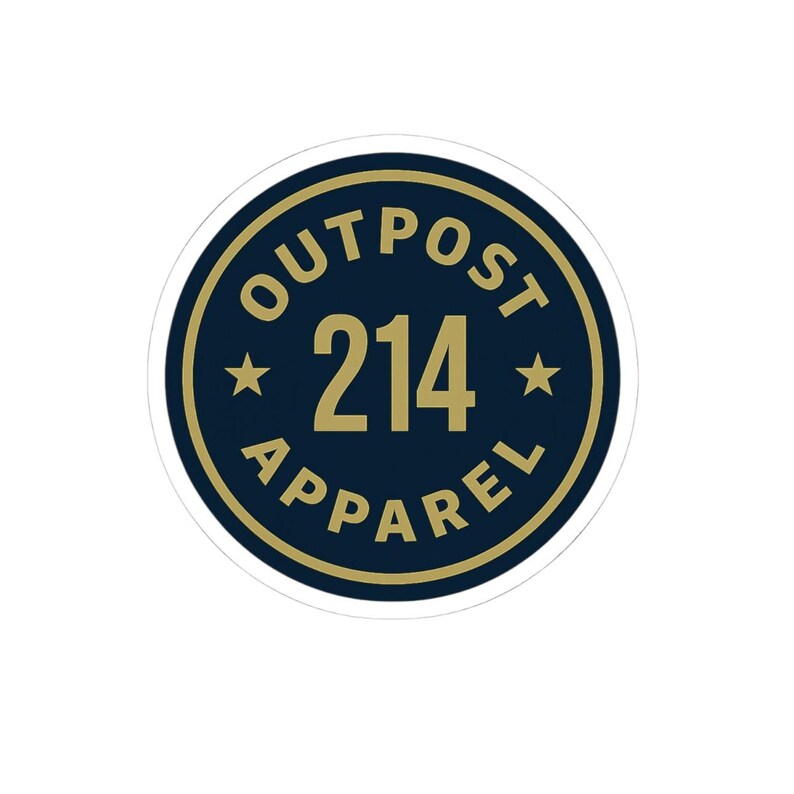 OUTPOST 214 Apparel Logo Sticker image 4