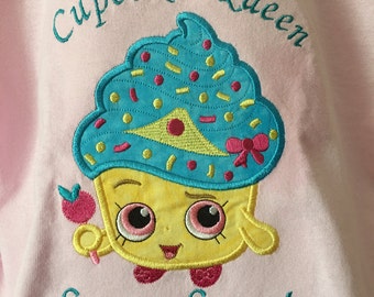 Cupcake  Embroidered Shirt