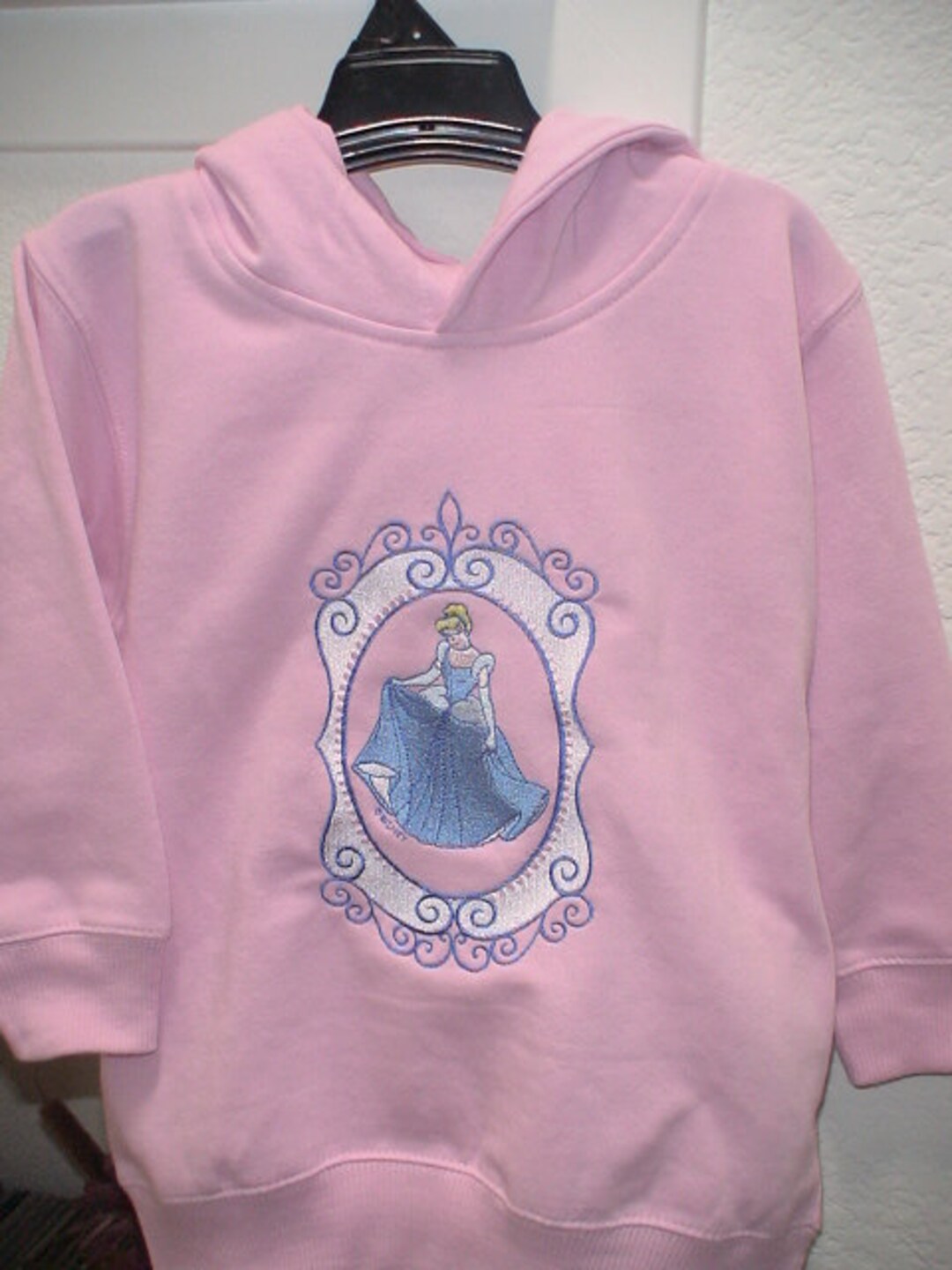 Embroidered Cindy Pink Hoodie for Toddler to Young Girls Etsy