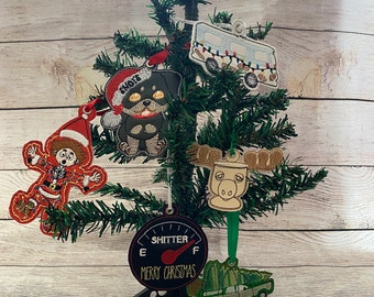 Vacation Christmas Ornament Set