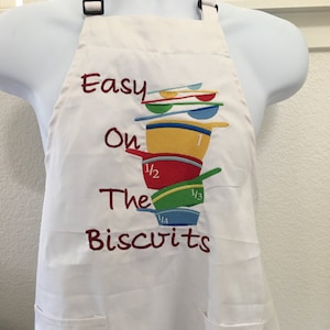 Personalized Apron Adjustable Straps Embroidered