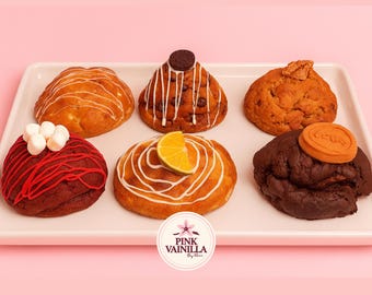 New York Style Cookie Box, Handcrafted, Assorted Flavors