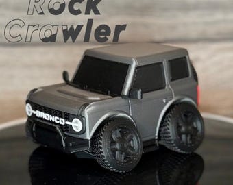 Tooned Ford Bronco 2-Door New Style | 3D Printed SUV Model | Soft & Hard Top Options