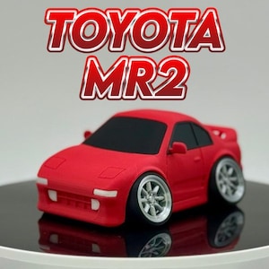 3D Printed Tooned Toyota MR2 | JDM Sports Car Collectible | Desk & Garage Decor Gift