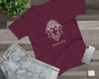 Camiseta con estampado de elefante Ganesha Namaste | Té espiritual para yoga