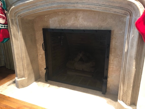 Custom Fire Place Screens And Door Etsy