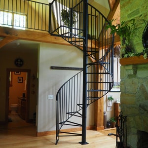 Wrought Iron sprial stairs