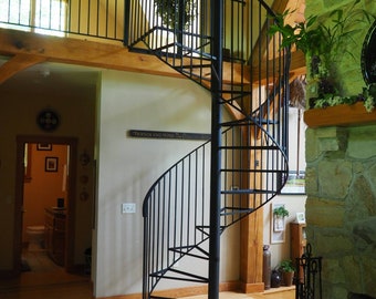 Wrought Iron sprial stairs