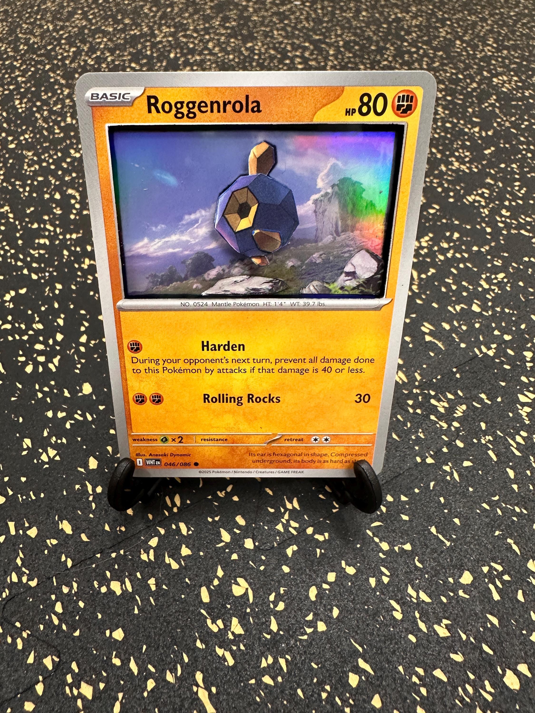 roggenrola pokemon card value Pokemon Black & White Promo Single Card Rare Shattered Holo Roggenrola #49