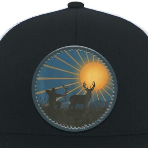 Bow Hunter and Buck Patch Hat | Outdoors Trucker Hat