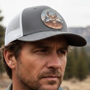 Black Hills South Dakota Round Patch Hat