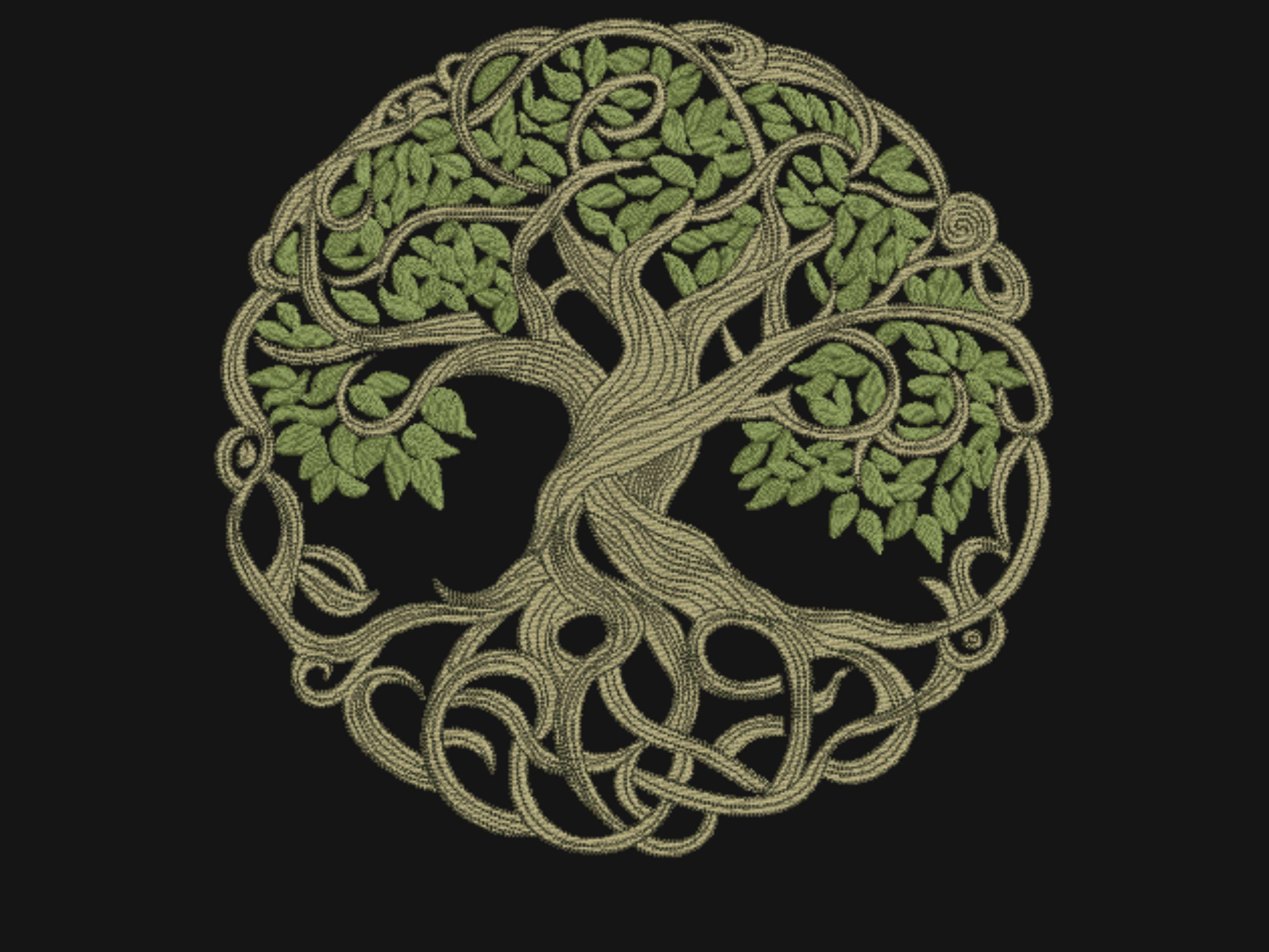 Celtic Tree of Life Embroidery Design Family Tree Machine Embroidery ...