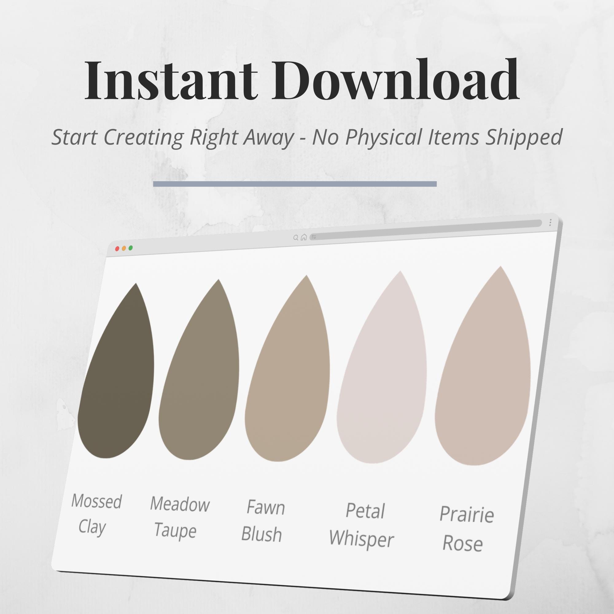 Pastel Prairie Color Palette | Nature Branding, Canva Template (digital ...