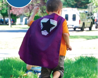 SALE Sizes 8-11 Superhero Cape PDF Sewing Pattern