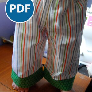Ankle Biter Toddler Pants PDF Sewing Pattern image 5