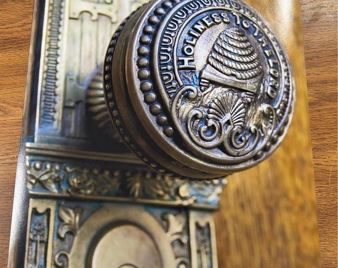 Salt Lake Temple Doorknob Photograph