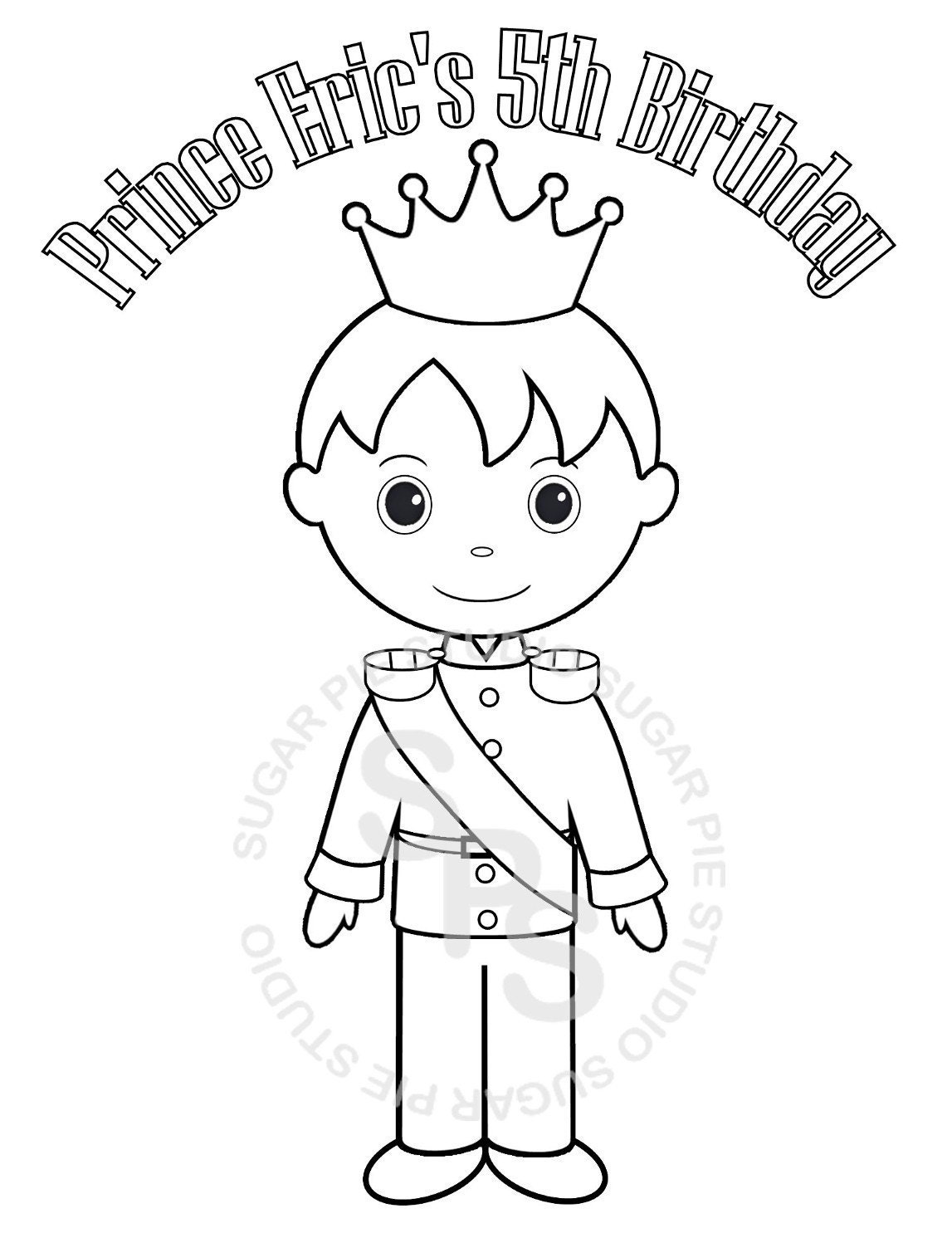 5758 Coloring Pages Princess Prince  Best Free