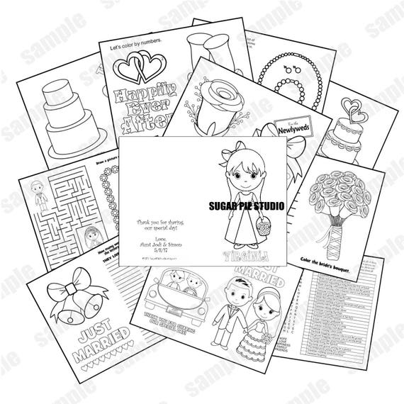 Wedding Activity Books Sugar Pie Studio