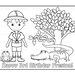 Personalized Jungle Coloring Page Birthday Party Favor Colouring ...