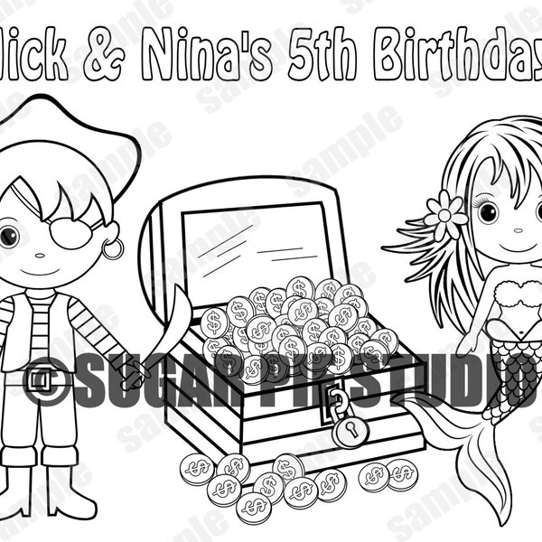 Mermaid Pirate Party - Etsy