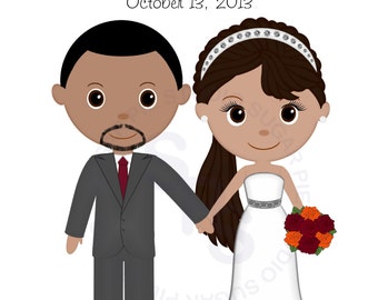 Printable Personalized Custom Wedding Favor Kids 8.5 x 11 coloring activity book PDF or JPEG TEMPLATE