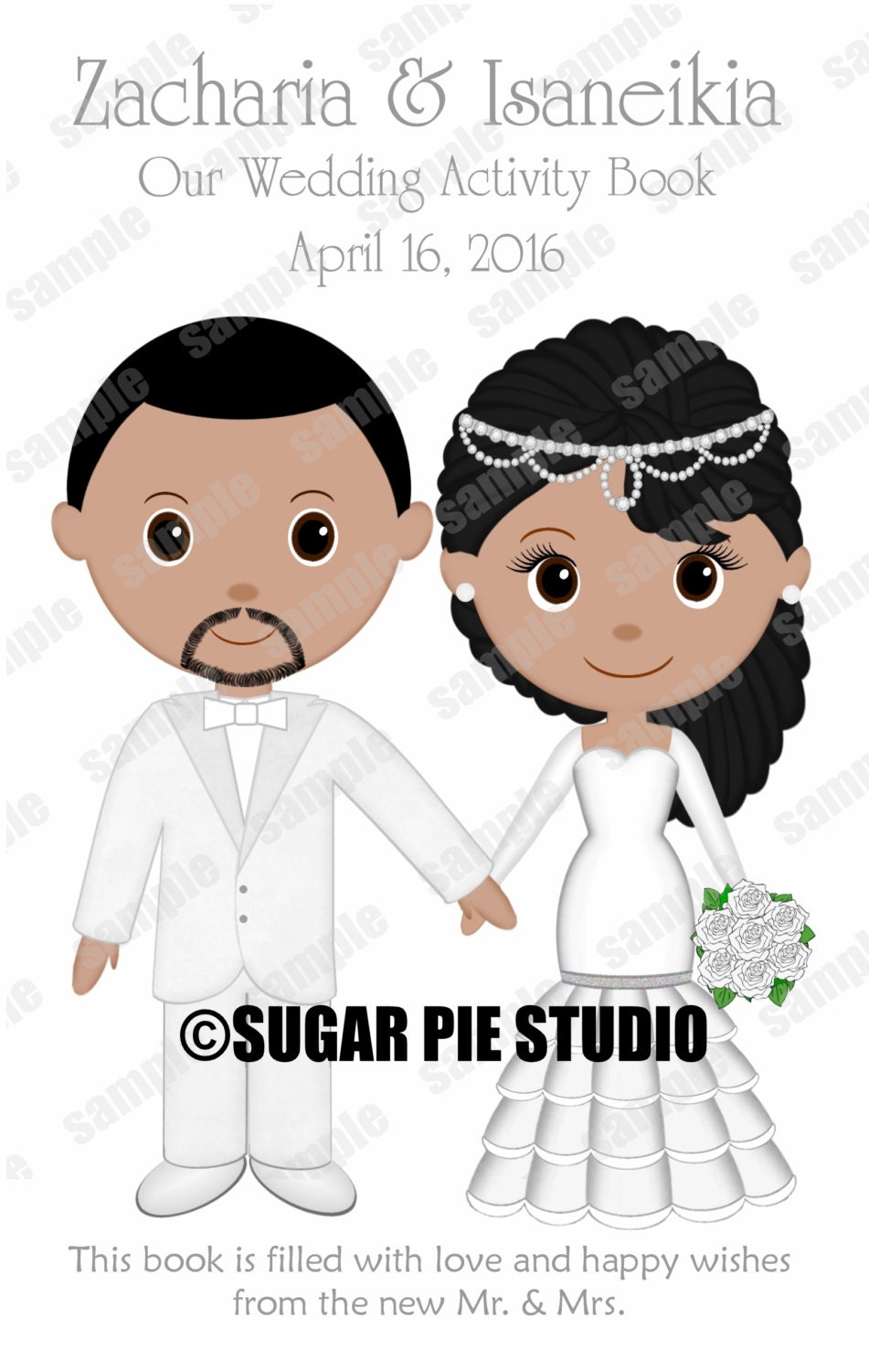 Download Wedding coloring book Printable 8.5x 5.5 Wedding Favor Kids coloring activity book PDF or JPEG ...