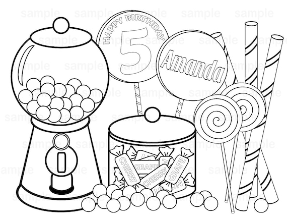 Personalized Wedding Party Favor Birthday Party Favor Colouring Activity  Sheet Personalized Printable Template 