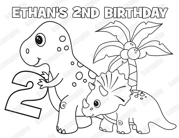 Personalized Printable Dinosaur Dino Dino-mite T-rex  Birthday