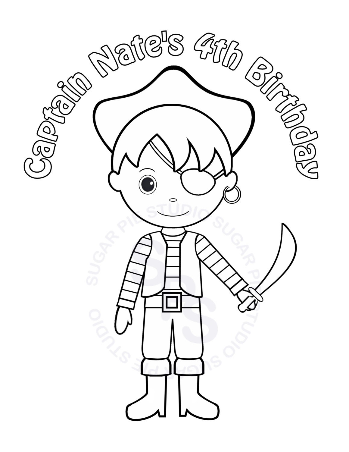 Download Personalized Printable Pirate Birthday Party Favor ...