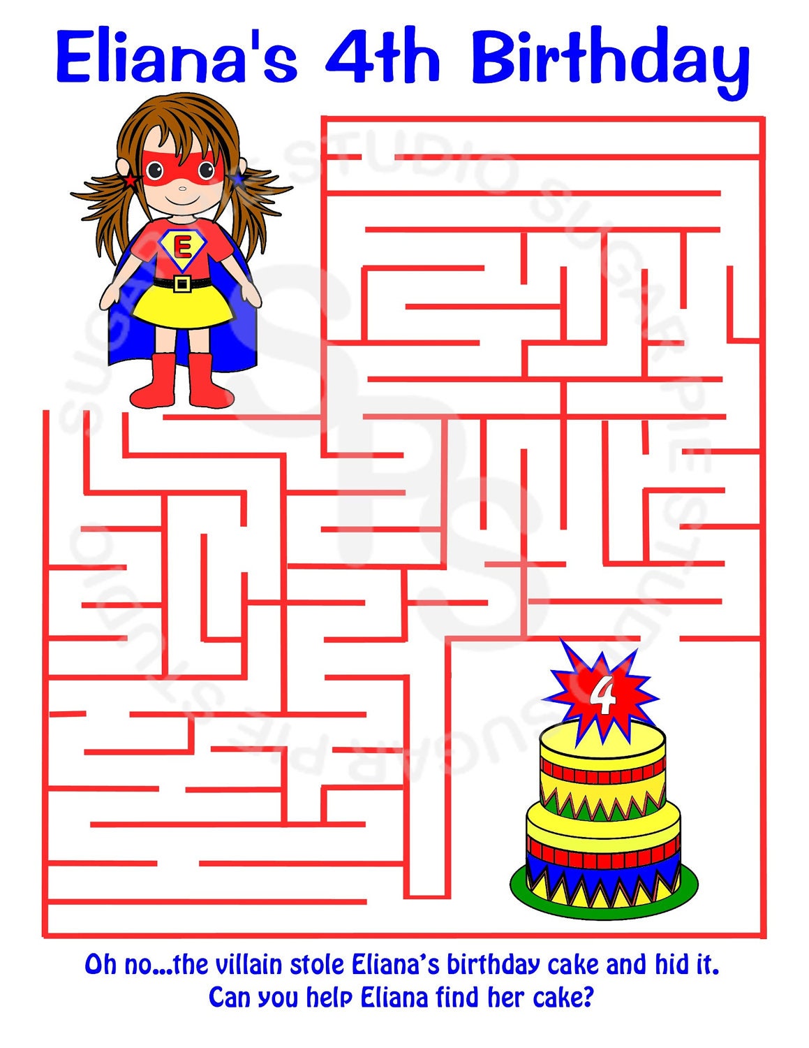 superhero super hero or any theme printable personalized etsy