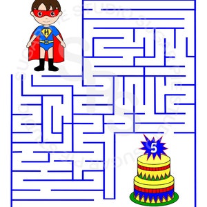 superhero super hero or any theme printable personalized etsy