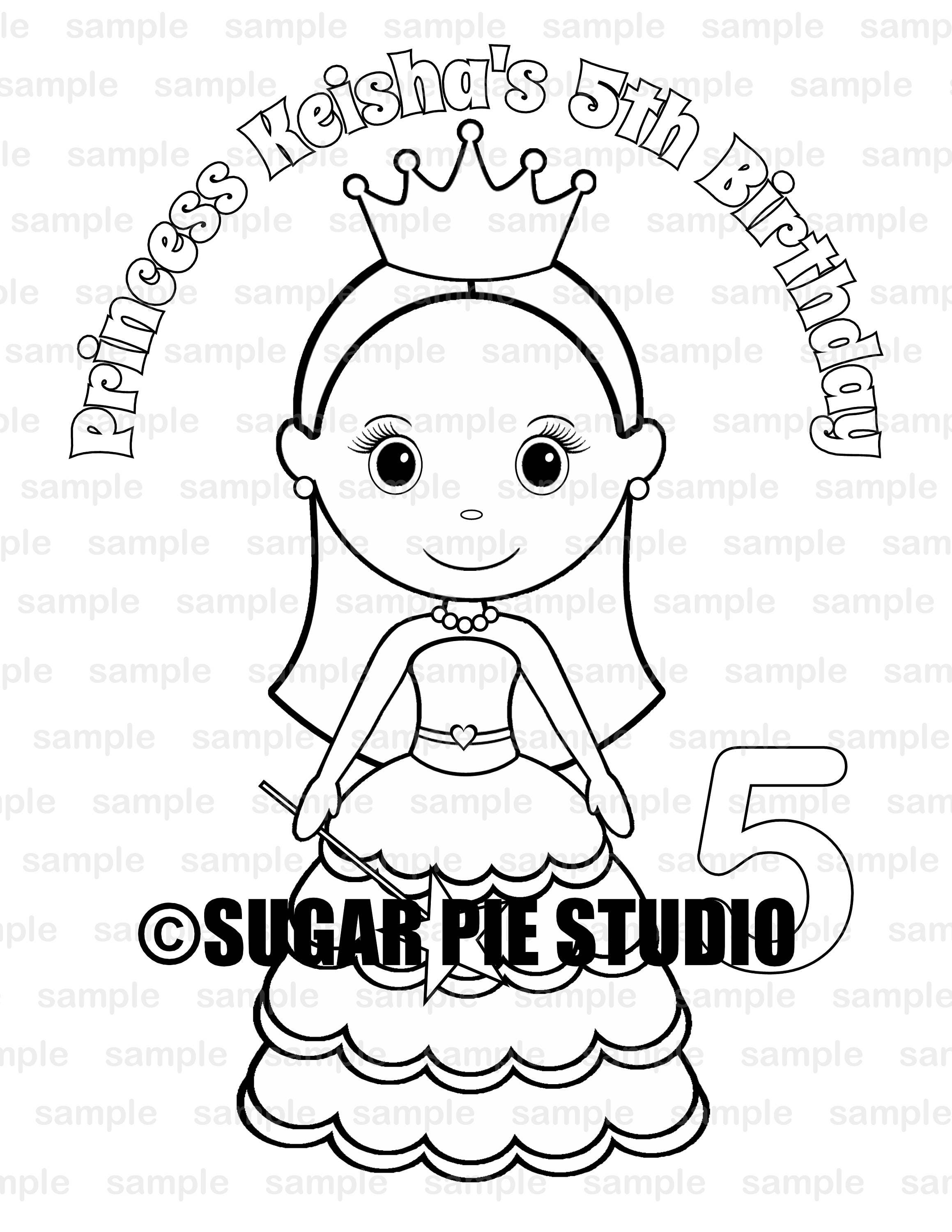 happy birthday princess coloring pages happy birthday princess coloring pages