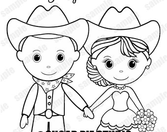 country western bride groom wedding party favor childrens kids etsy israel