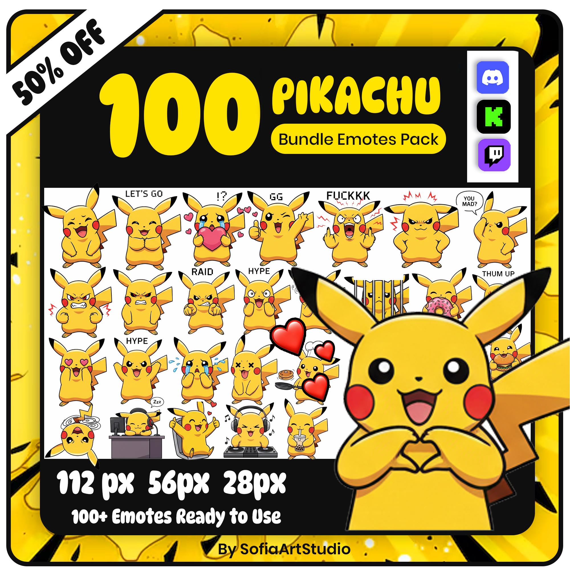 Mouse Emotes 100+ Electric Mouse Emotes | Kawaii Chibi Twitch, Discord, Kick ...