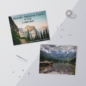 Glacier National Park Wall Calendar 2026 | Scenic Landscape Calendar