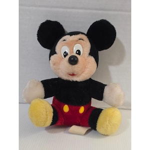Vintage Disney Mickey Mouse Plush Disneyland Walt Disney World Toy image 1