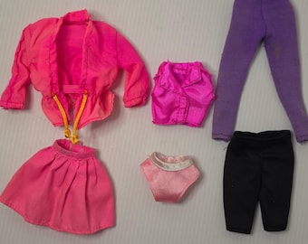 Vintage Barbie Clothes Lot 80s 90s 2000s Mixed Outfits Accessories