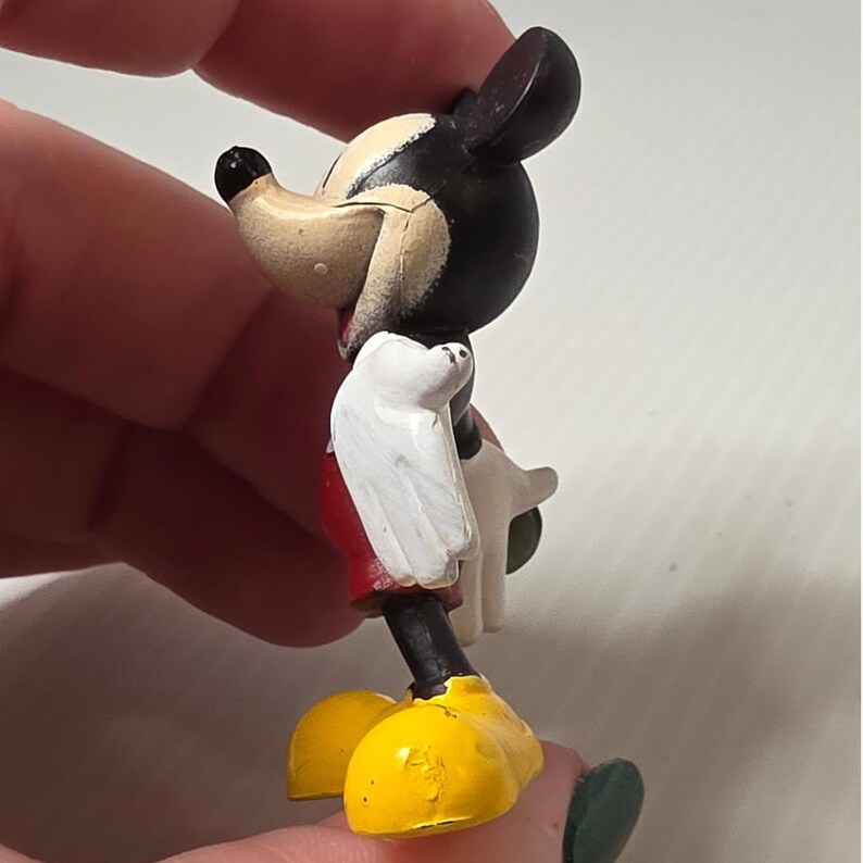 Disney Mickey Mouse PVC Figure 2 Inch Multicolor Fair Vintage Figurine image 6