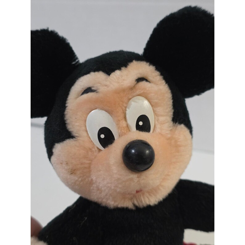 Vintage Disney Mickey Mouse Plush Disneyland Walt Disney World Toy image 2