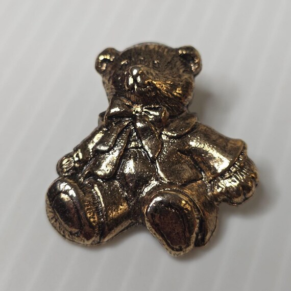 Unbranded Teddy Bear Vintage Lapel Pin Decorative Jewelry Estate Piece