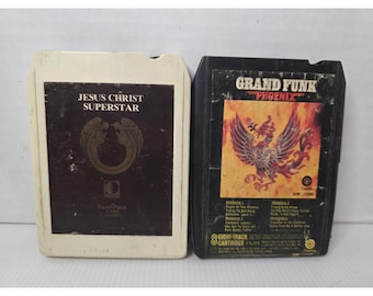 Jesus Christ Superstar Grand Funk Phoenix 8 Track Tape Lot Vintage