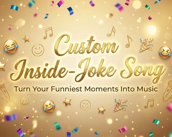Personalisierter Insider Scherz Song • Individuelles Comedy Musik Geschenk