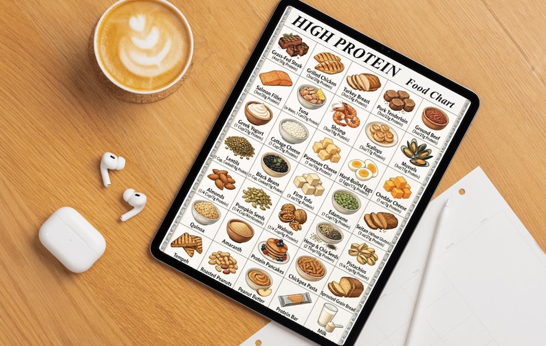 Protein Food List Printable | High Protein Foods Chart | Protein-Rich Grocery List | Protein Sources PDF Download image 10