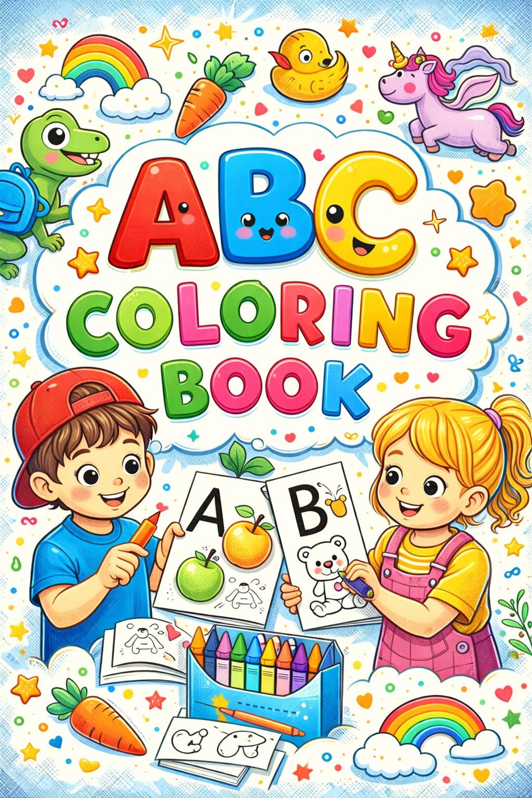 Alphabet Coloring Book for Kids | A-Z Printable Coloring Pages ...
