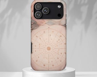 Zodiac Wheel Phone Case | Astrological Constellation iPhone Case | Astrology Samsung Cover | Mystic Gift for Women