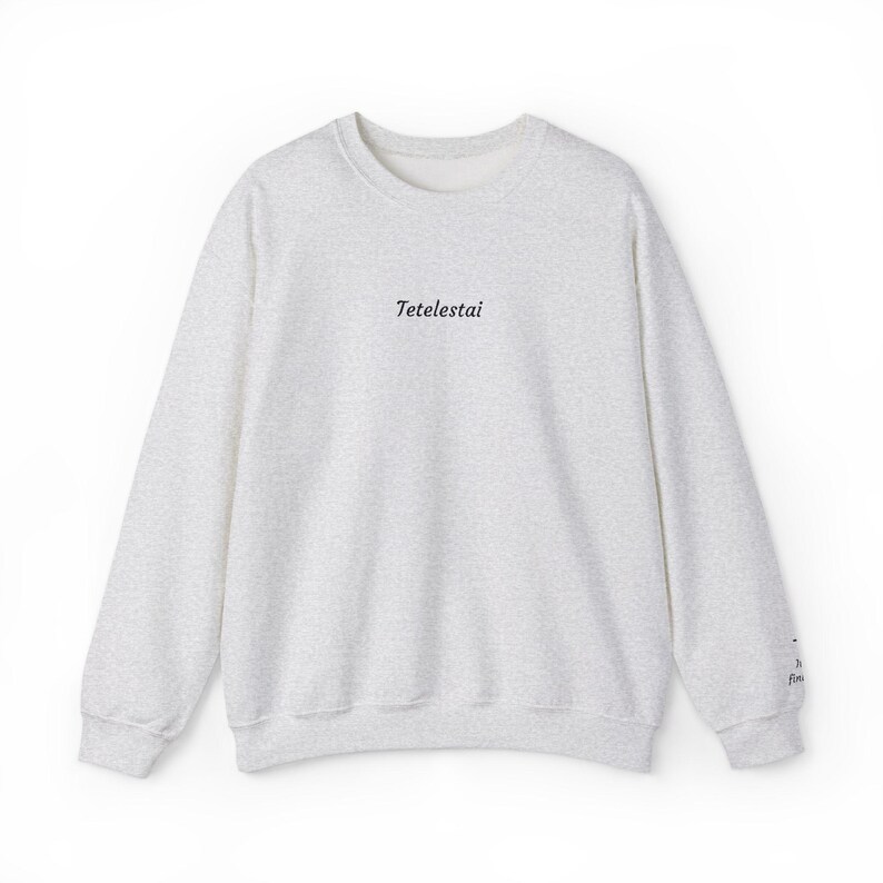 Tetelestai Sweatshirt | embroidery | faith crewneck image 4