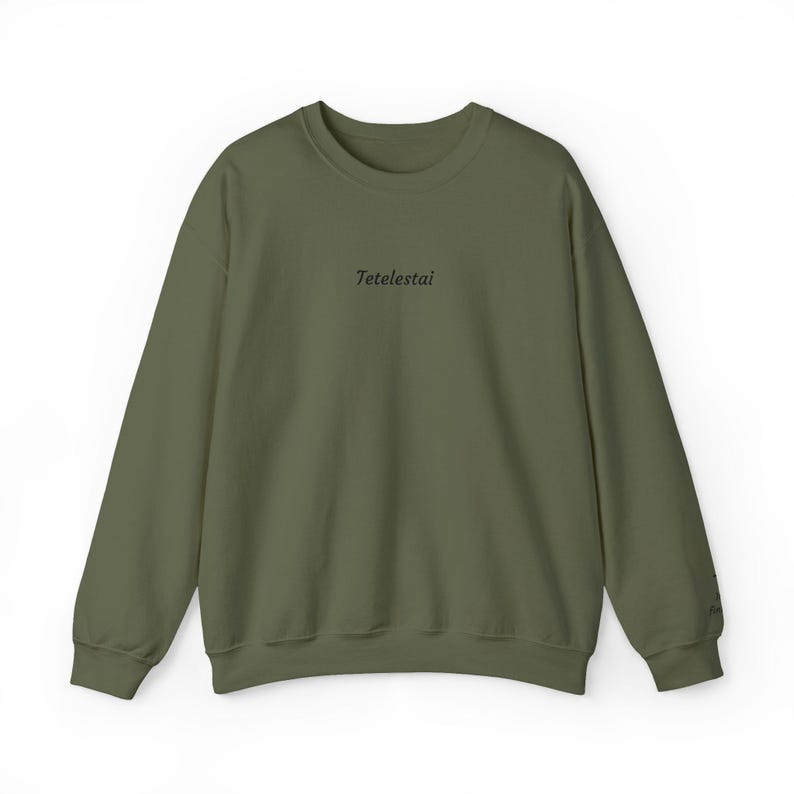 Tetelestai Sweatshirt | embroidery | faith crewneck image 8