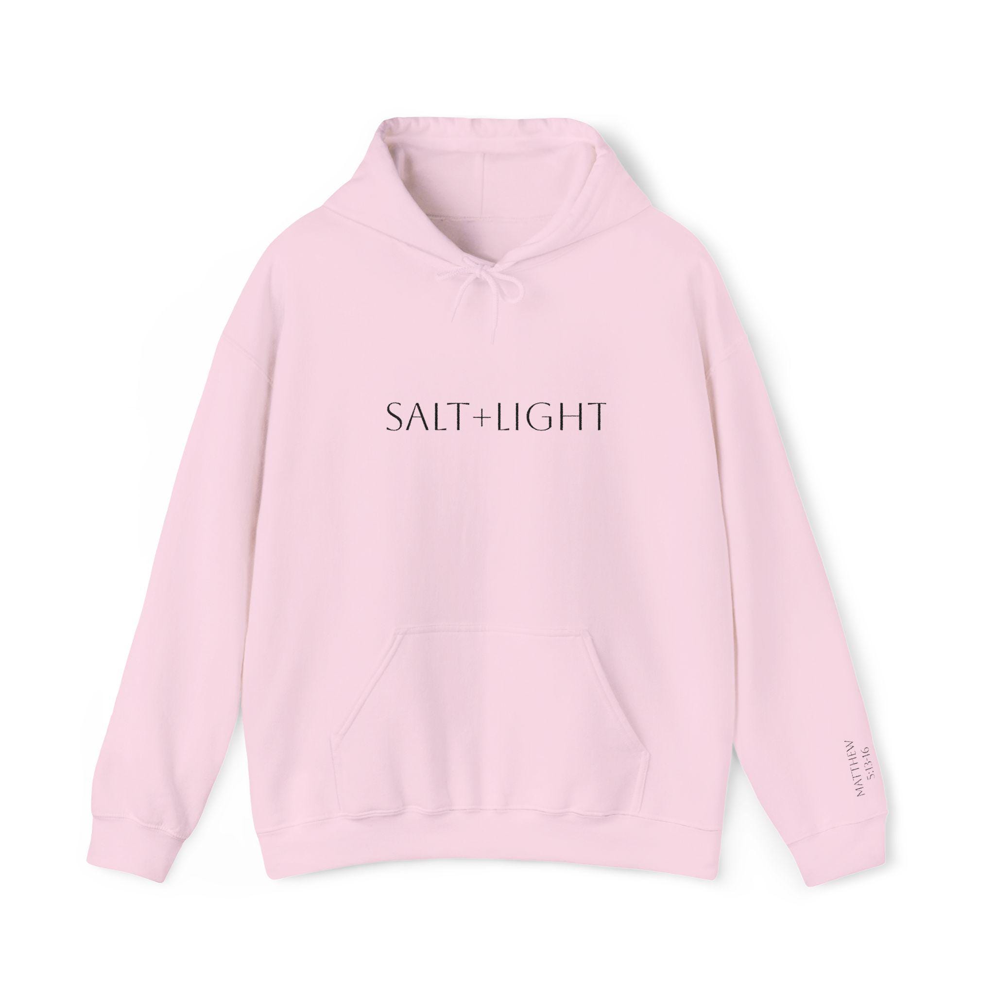 Salt + Light Hoodie| Embroidery| Unisex Heavy Blend™ Hooded 