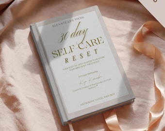 30-Day Soft Life Self-Care Reset Planner • Guided Daily Self-Care Program • Wellness Journal with Coaching, Prompts & Tracking • Digital PDF